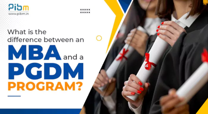 What is the difference between an MBA and a PGDM program?