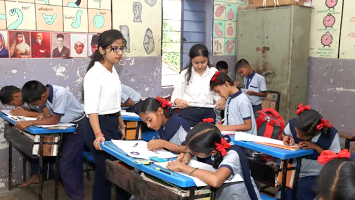 PIBM’s Students Scattered Smiles at Zila Parishad Primary School in Nasrapur, Pune